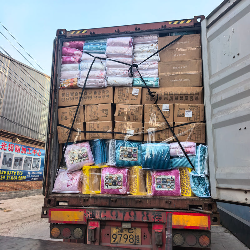 Container loading supervision — 97.9% volumetric utilisation with mixed cargo